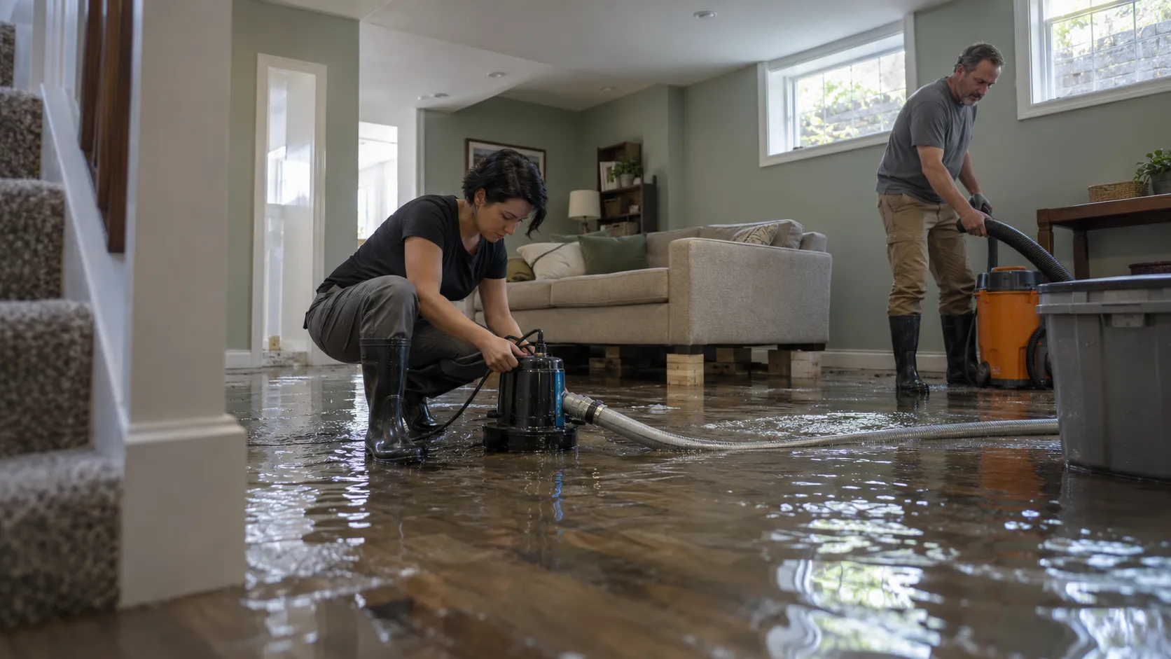 Flooded Basement Cleanup in San Antonio, TX